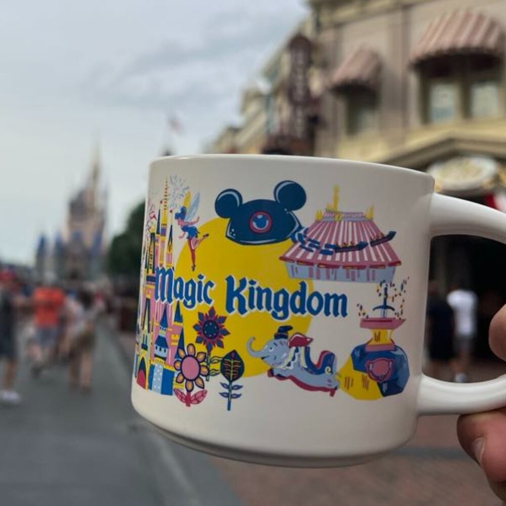 Disney World  Starbucks Magic Kingdom  Discovery Series ON HAND New in Box